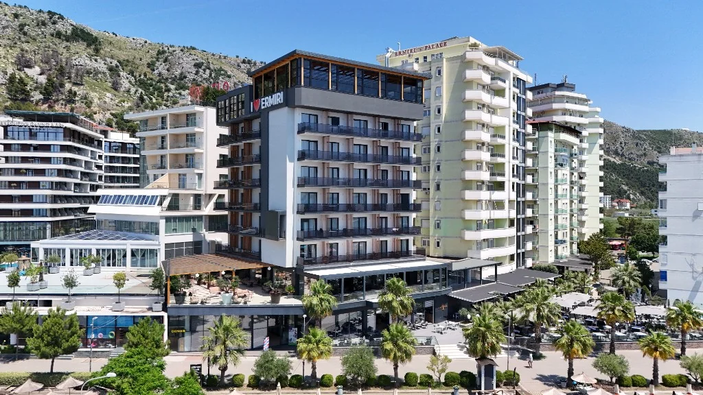 Ermiri Palace building aerial view